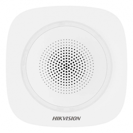 Sirène intérieure sans fil rouge 110 décibels Hikvision DS-PS1-I-WE
