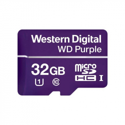 Carte MicroSD 64Go spéciale vidéosurveillance Western Digital Purple