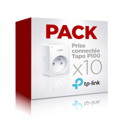 Pack 10 prises connectées Wi-Fi compatible assistants Google et Amazon TP-link Tapo P100