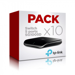 Pack 10 switch Gigabit 5 ports TP-Link TL-SG1005D