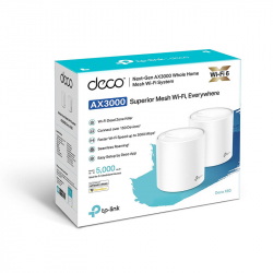 Système Mesh WiFi 6 de 3 Gigabit couverture 450m² TP-Link DECO X60 (pack de 2)