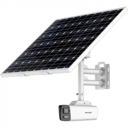 Hikvision DS-2XS6A87G1-L/C32S80 caméra 4K solaire sur batterie avec connexion 4G AcuSense et ColorVu