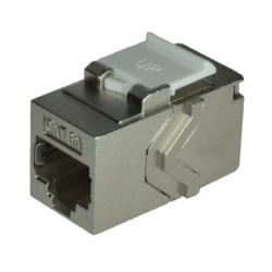 Elbac 944545-B0 coupleur RJ45 blindé Cat.6a femelle / femelle compatible format KEYSTONE