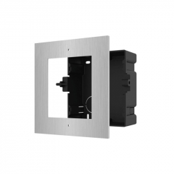 Hikvision DS-KD-ACF1/S boîtier de montage encastré pour 1 emplacement pour interphone vidéo