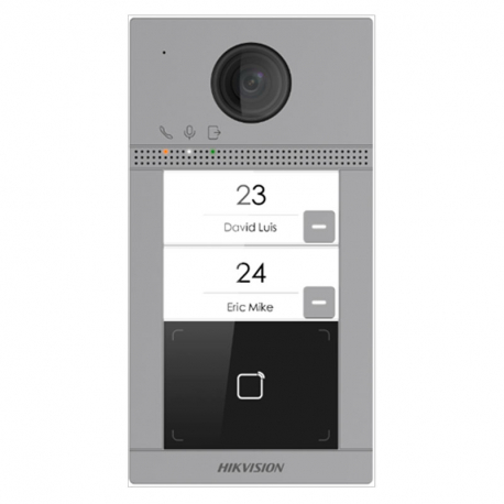 Hikvision DS-KV8213-WME1(B) interphone vidéo WiFi et PoE avec lecteur de badge