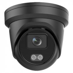 Hikvision DS-2CD2347G2-LU(2.8mm)(Black) caméra noire 4MP H265+ ColorVu vision couleur de nuit micro intégré et AcuSense 2.0