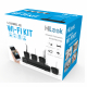 HiLook IK-4142BH-MH/W kit WIFI 4 caméras 2MP avec micro intégré et vision de nuit 30 mètres