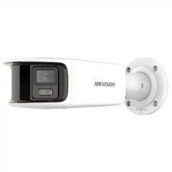 Hikvision DS-2CD2T87G2P-LSU/SL caméra panoramique 4K 180° ColorVu et AcuSense 2.0 avec micro et alarme vision de nuit 40 mètres