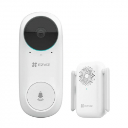 EZVIZ DB2 Pro kit sonnette vidéo sans fil sur batterie vision haute définition 5MP