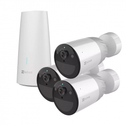 EZVIZ BC1-B3 (4MP) kit caméra 3 caméras WiFi sur batterie 4MP H265 avec vision de nuit en couleur