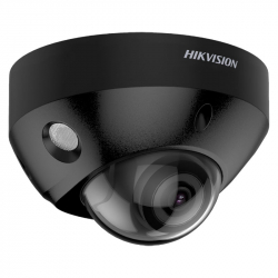 Hikvision DS-2CD2547G2-LS caméra noire 4MP H265+ ColorVu et micro intégré vision couleur de nuit 30 mètres