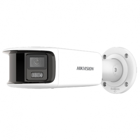 Hikvision DS-2CD2T47G2P-LSU/SL caméra panoramique 4MP 180° ColorVu+X avec micro et alarme vision de nuit 40 mètres