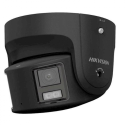 Hikvision DS-2CD2387G2P-LSU/SL(Black) caméra panoramique 4K 180° ColorVu+X avec micro et alarme