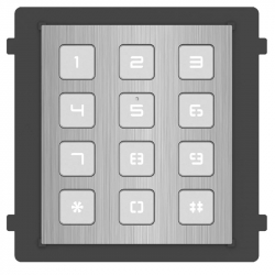 Hikvision DS-KD-KP/S module clavier de rue en acier inoxydable