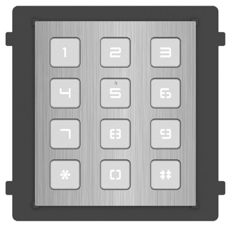 Hikvision DS-KD-KP/S module clavier de rue en acier inoxydable