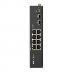 Hikvision DS-3T0510HP-E/HS switch PoE 10 ports dont 6 ports PoE 2 ports Hi-PoE 2 ports fibre