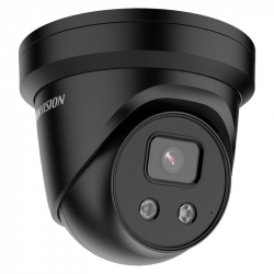 Hikvision DS-2CD2346G2-ISU/SL(Black) caméra 4MP noire alarme sonore et visuelle vision de nuit 30 mètres Powered by DarkFighter