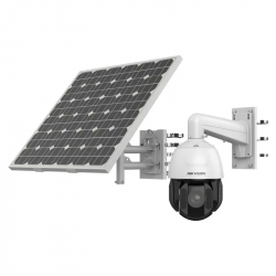 Hikvision DS-2DE5425IWG-K/4G kit caméra solaire PTZ 4MP zoom x 25 batteries intégrées connexion 4G vision de nuit 120 mètres