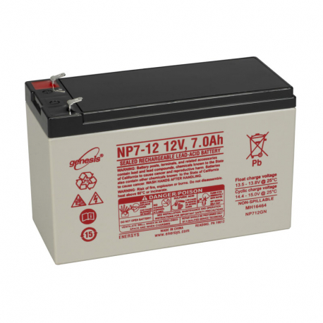 Genesis Enersys NP7-12 batterie 12v 7Ah