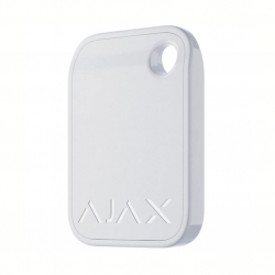 Badge Ajax blanc de profil