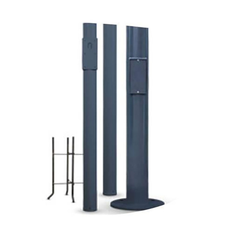 UBI-PS-P36-A mât modulaire 3m60 pour fixation caméra